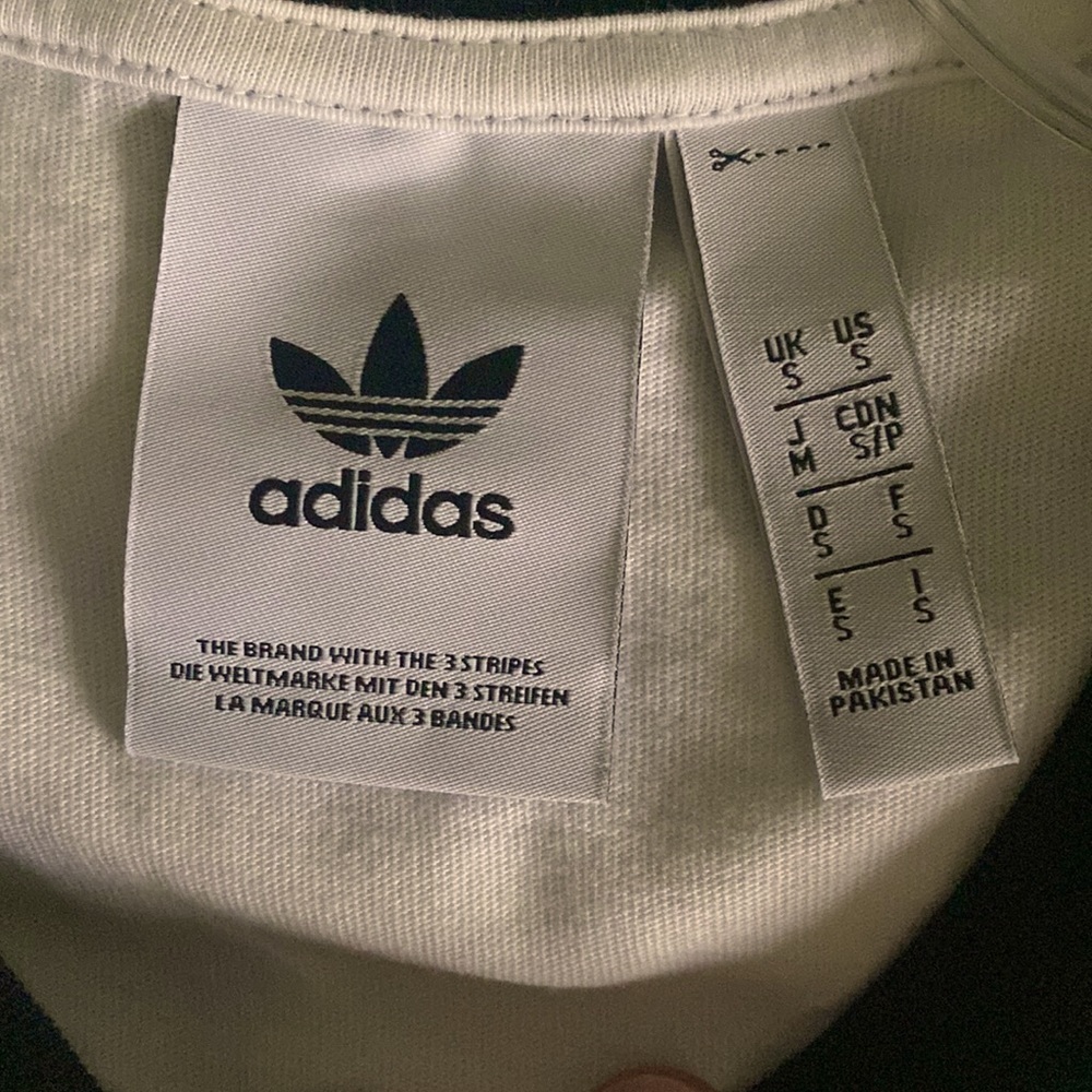 Adidas Originals Mens S White Tee Shirt - Picture 4 of 5